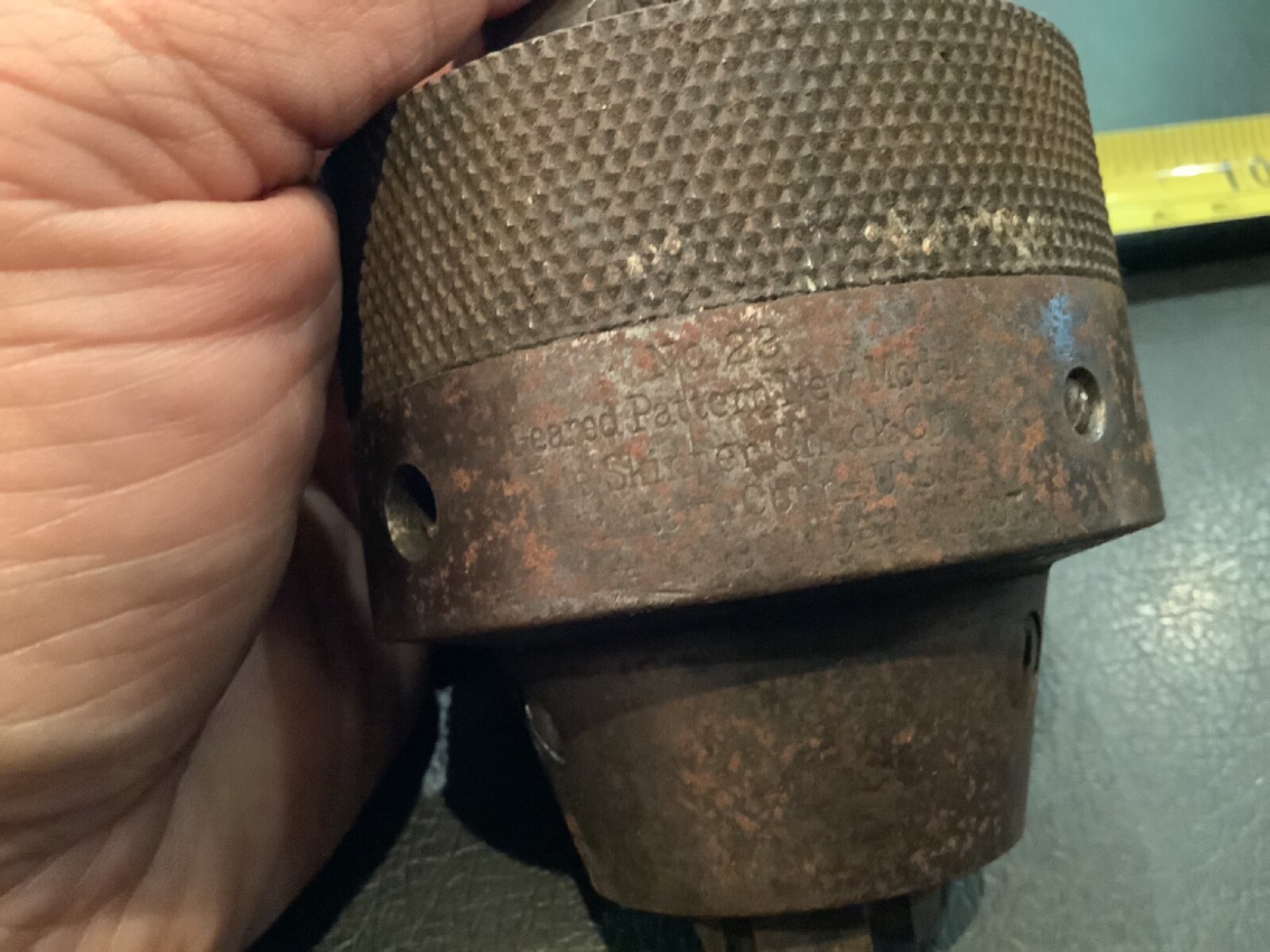 AUTHENTIC SIGNED SKINNER CHUCK CO. NO 23 GEARED PATTERN NEW MODEL DRILL CHUCK NR