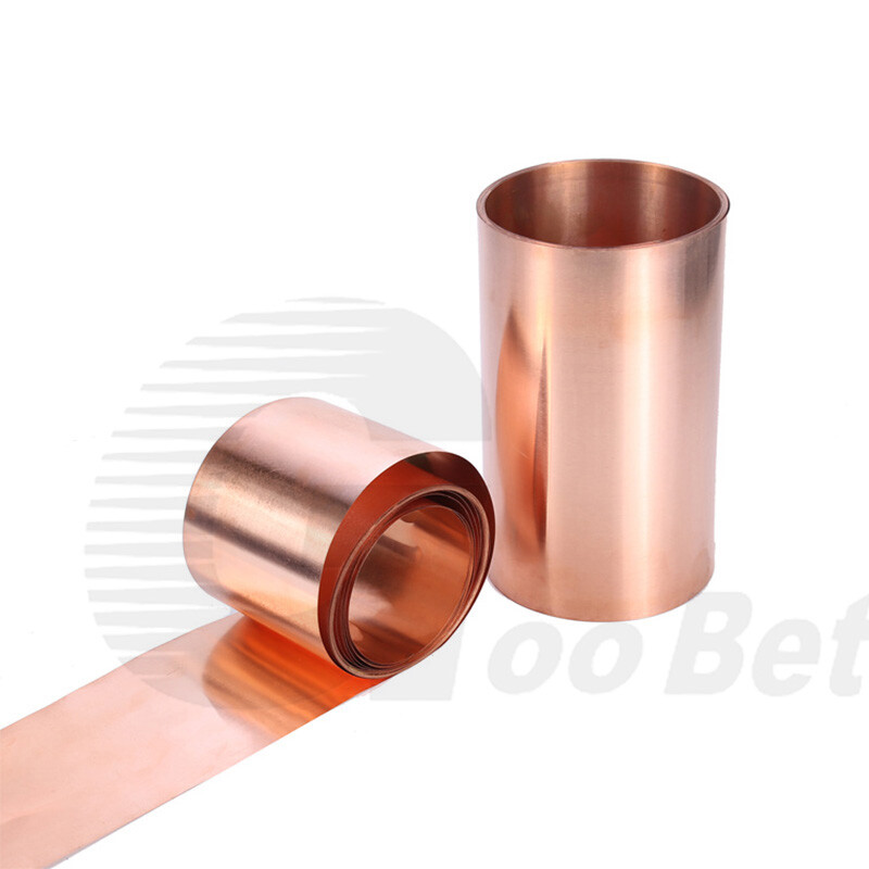 Thickness 1.0mm 99.9% Pure Copper T2 Cu Metal Sheets Foil Plate Strip Band Roll