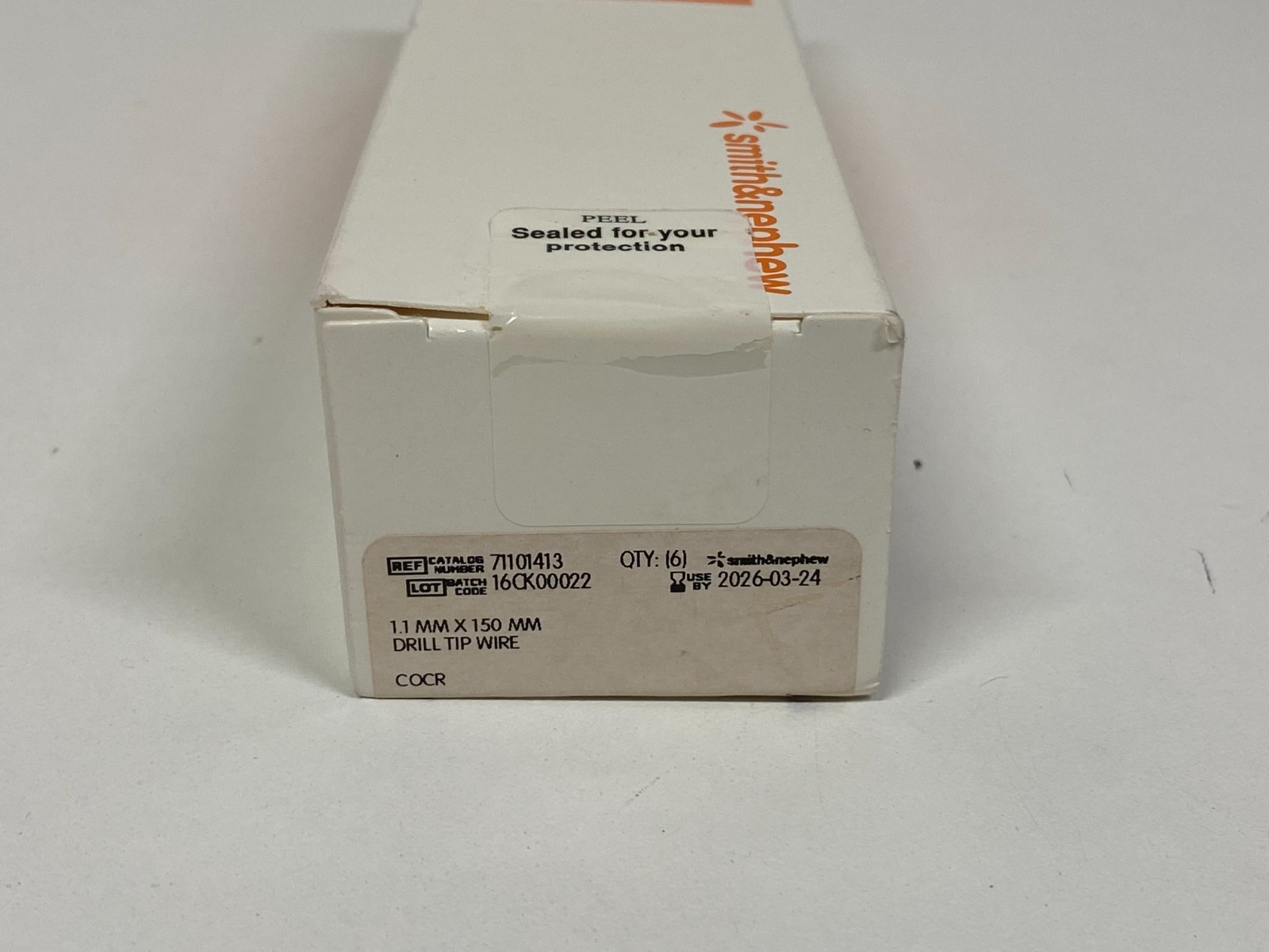 Box of 6 SMITH & NEPHEW Tip Wire 71101413 Exp.2026-03 (*K40*)