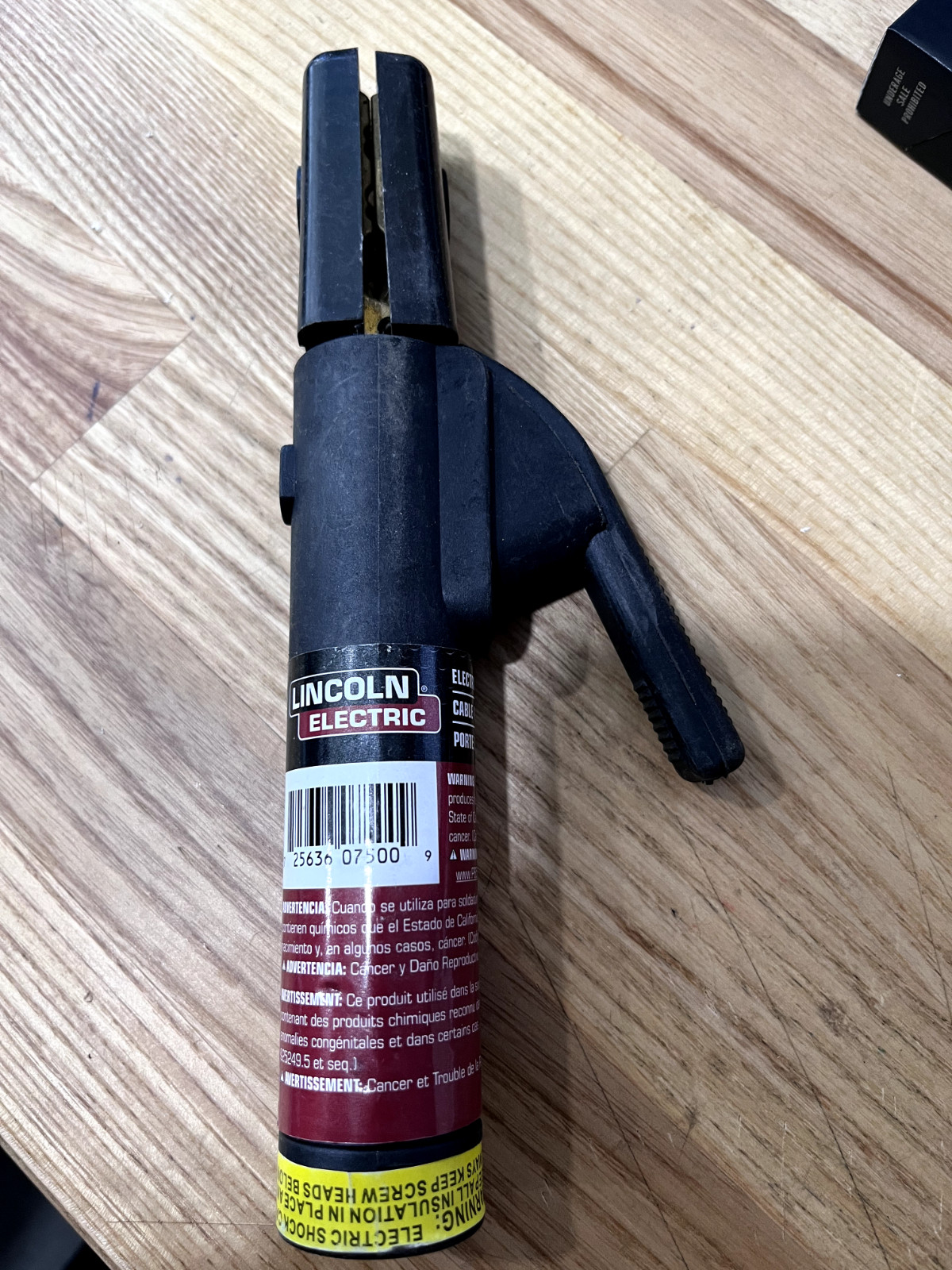Lincoln Electric 200 AMP Welding Electrode Holder KH520 F2 Black Handle Tool