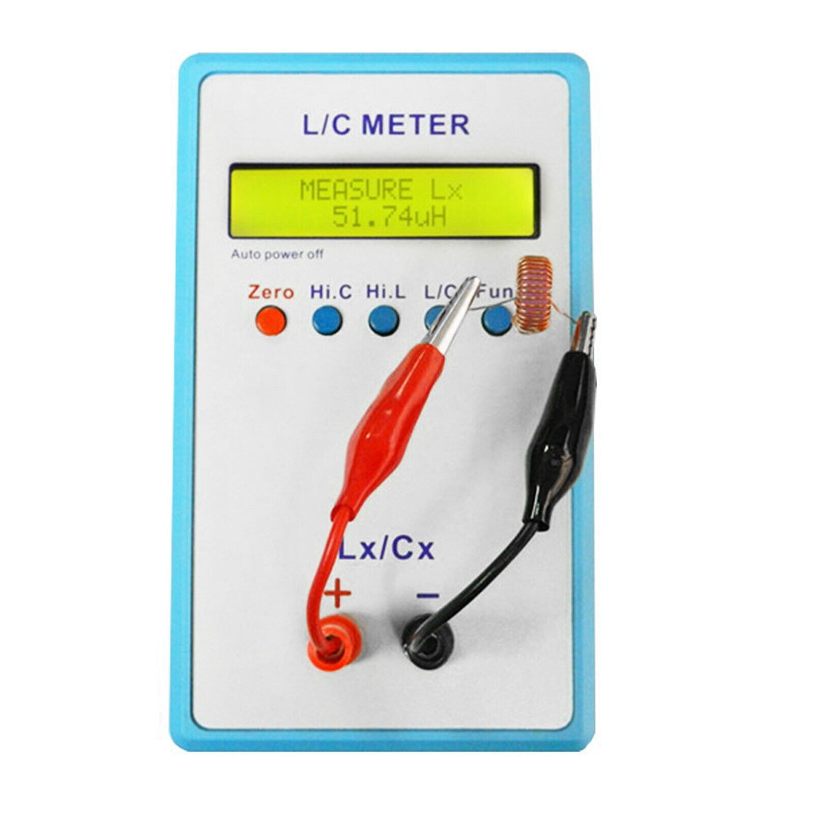 LC200A L/C Meter Inductance Capacitance Digital Bridge LCR Table Blue Meter
