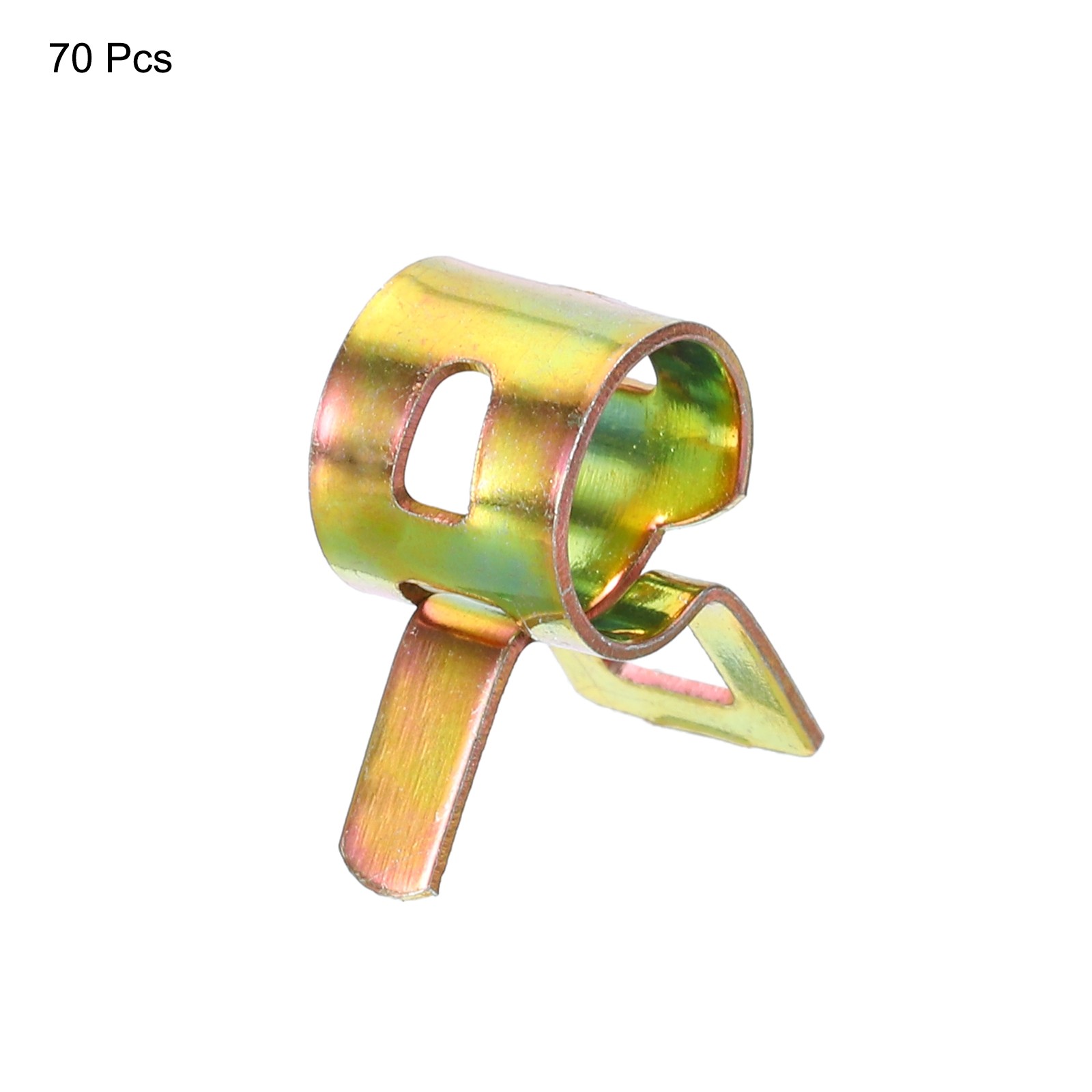 70 Pcs ID 8mm 5/16″ Fuel Line Hose Clips Pipe Clamps Spring Hose Clamp