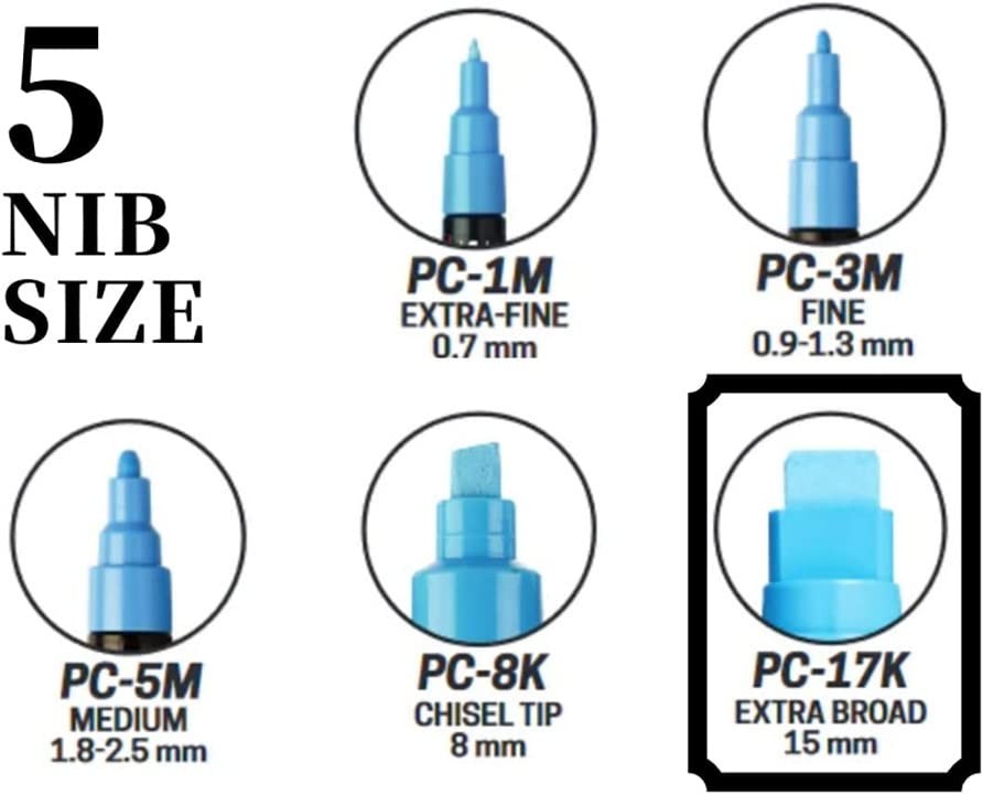 UNI PC-17K»FULL RANGE ALL 8 COLOURS»