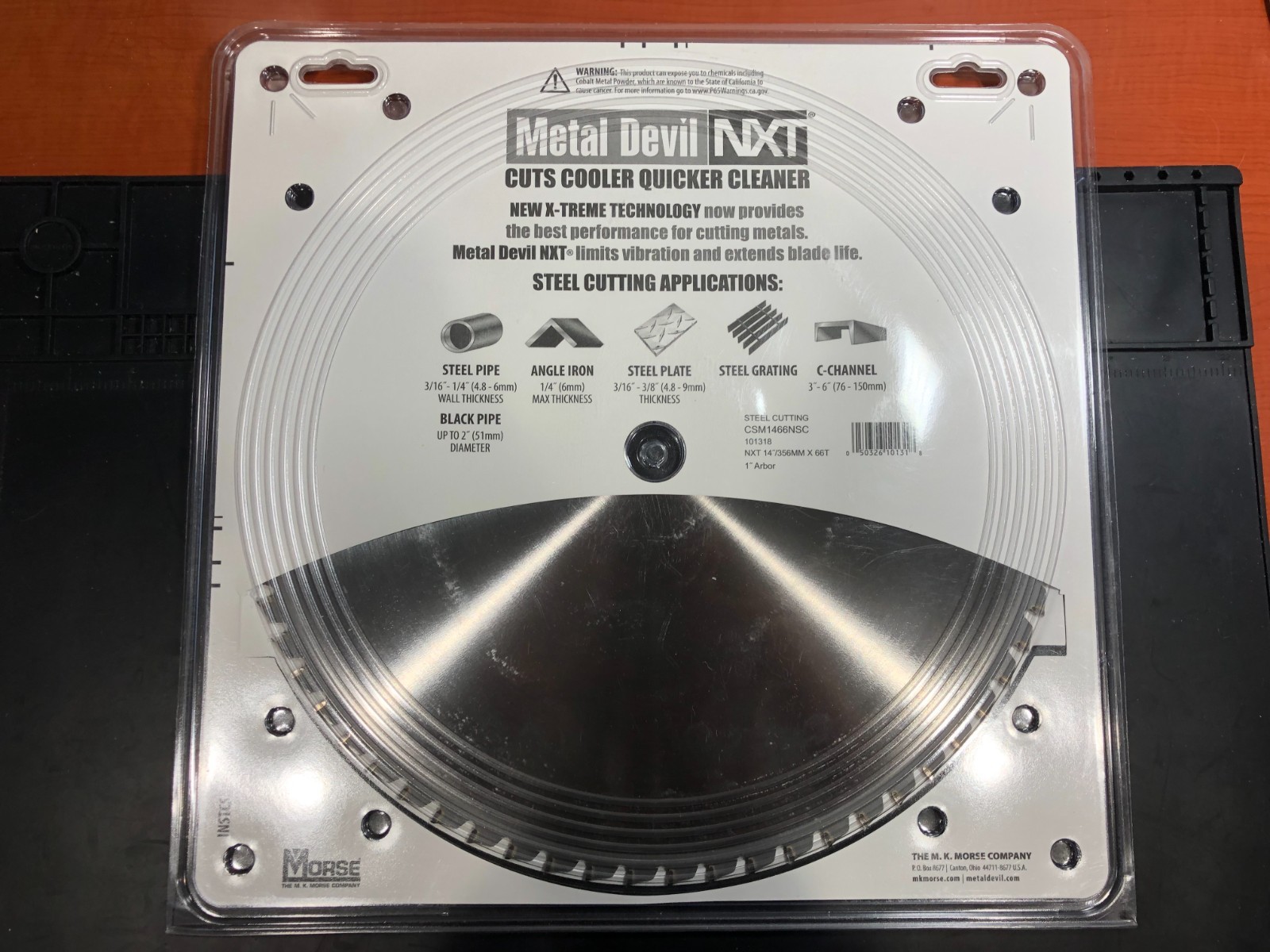 MK Morse 101318 Metal Devil NXT Circular Saw Blade 14-inch 66 Teeth NEW