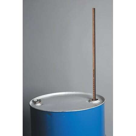 Zoro Select Gp55-Plain 44 In L Drum Gauge Stick For 55 Gal Drum, Hardwood, 5/8
