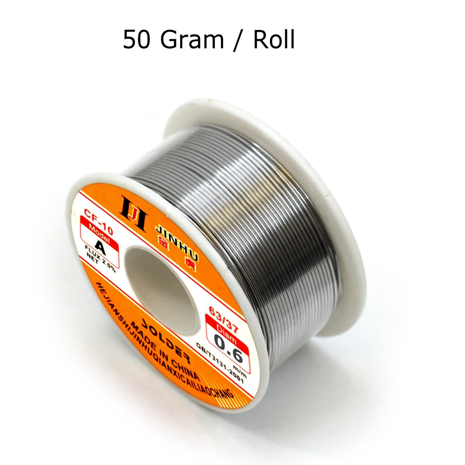 63/37 Rosin Core Solder 0.6mm Diameter Soldering Flux Wire 100g 90ft