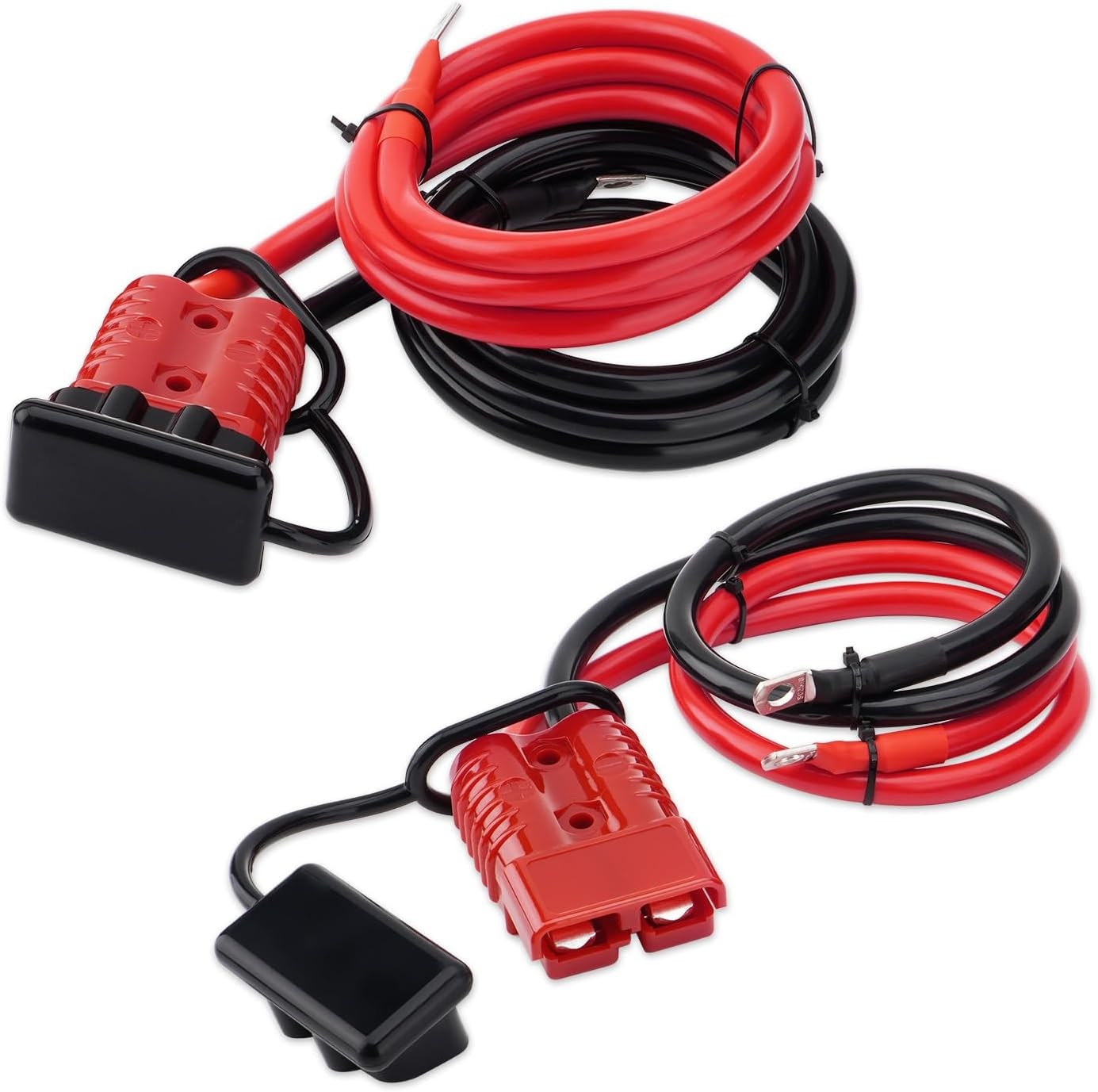 7FT Quick Disconnect Winch Power Cable 4 Gauge Heavy Duty Copper Wiring