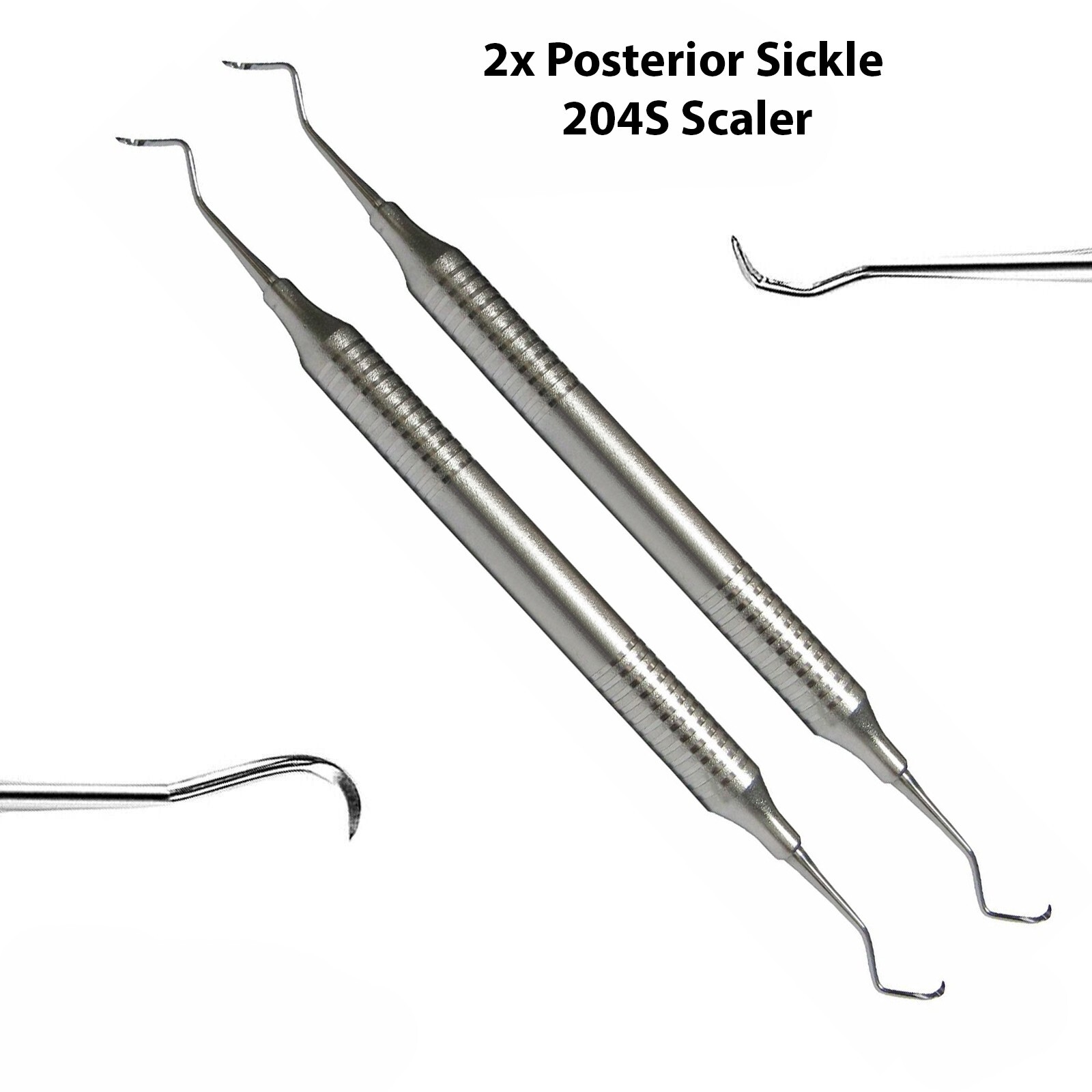 2x Dental Scaler 204S Posterior Sickle # 204S instruments Buy 4 get 1 Free CE