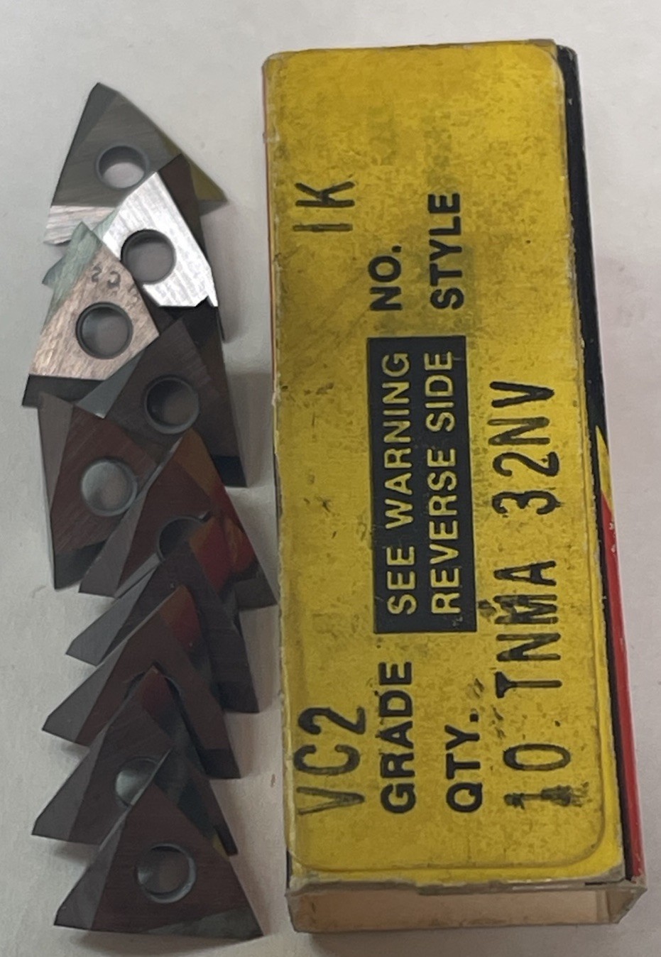 Valenite Carbide Threading Inserts TNMA 32NV VC2 Qty.10 (26MY643)