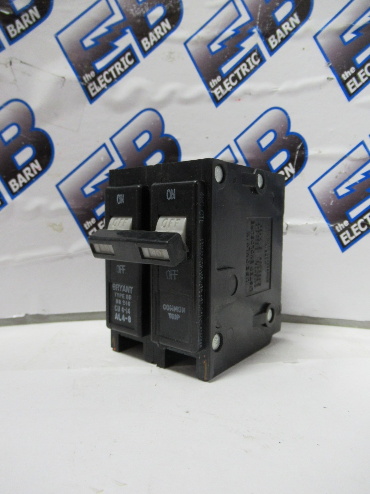 Bryant BR240 Circuit Breaker 40 Amp 240 Volt 2 Pole Plug In 10K -WARRANTY