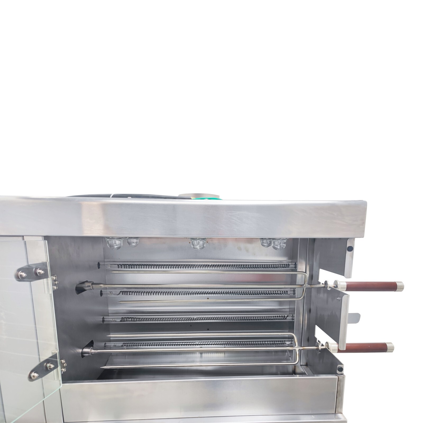 NEW 2 Roll Rotisserie Machine 122-572°F Electric Chicken Rotisserie Machine 220V