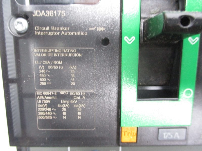 SQUARE D JDA36175 600V 175A (GREEN) NSMP