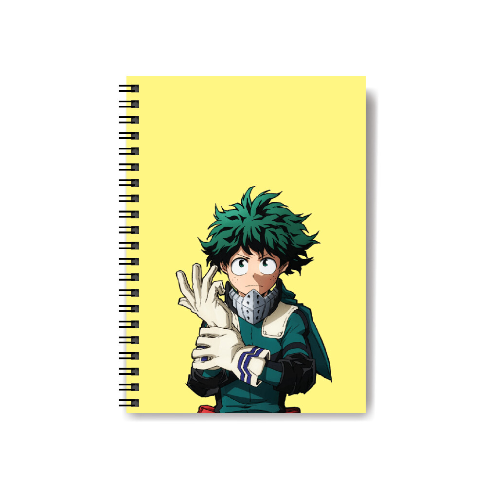A5 Notebook Sidebind Anime Design Cardcover Book Lined Journal School Office