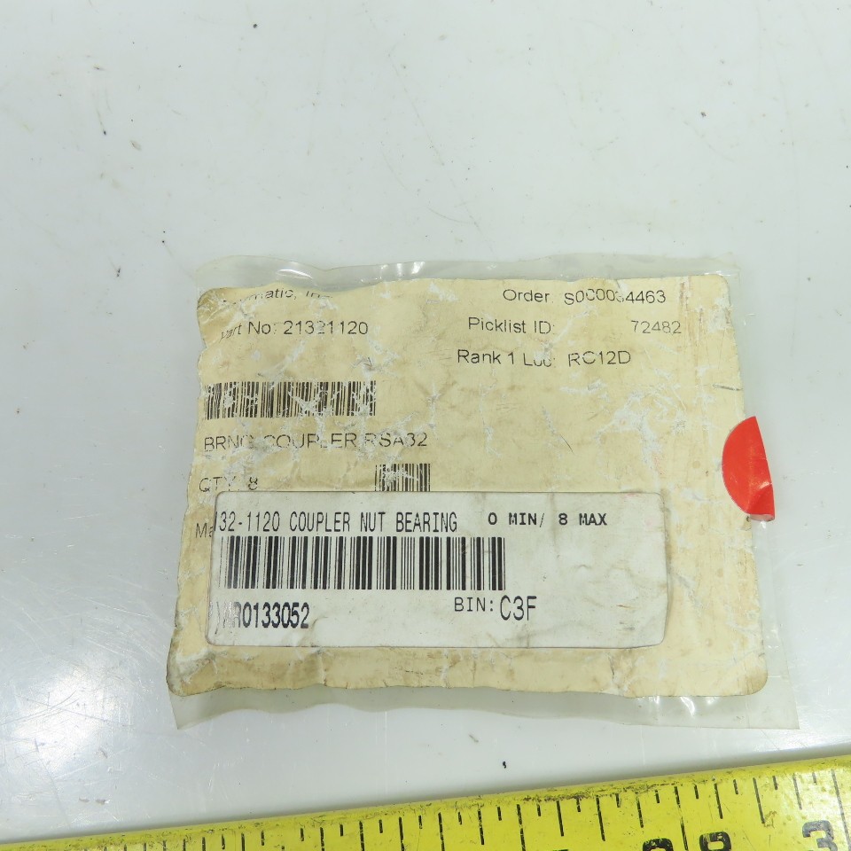 Tolomatic 2132-1120 RSA32 Coupler Nut Bearings Lot Of 9