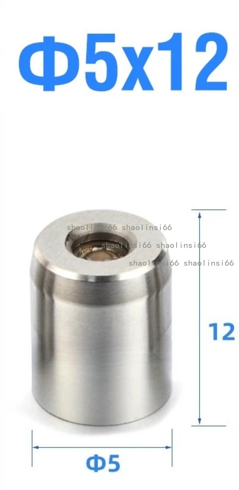 Injection Mold Parts SUS420 Stainless Steel Air Poppet Valves Air Ejector Pins