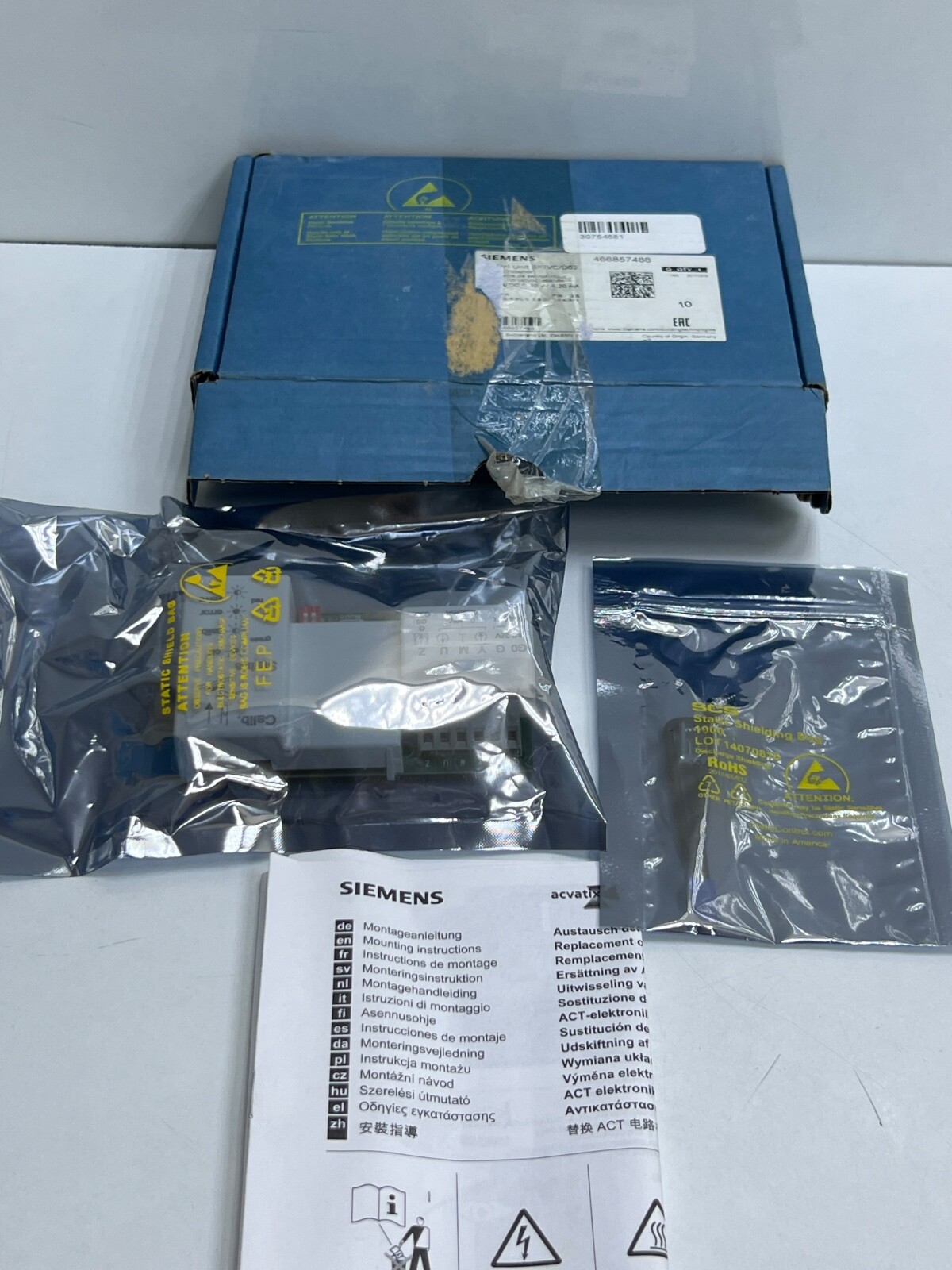 SIEMENS 466857488 CONTROL UNIT SKB/C/D62