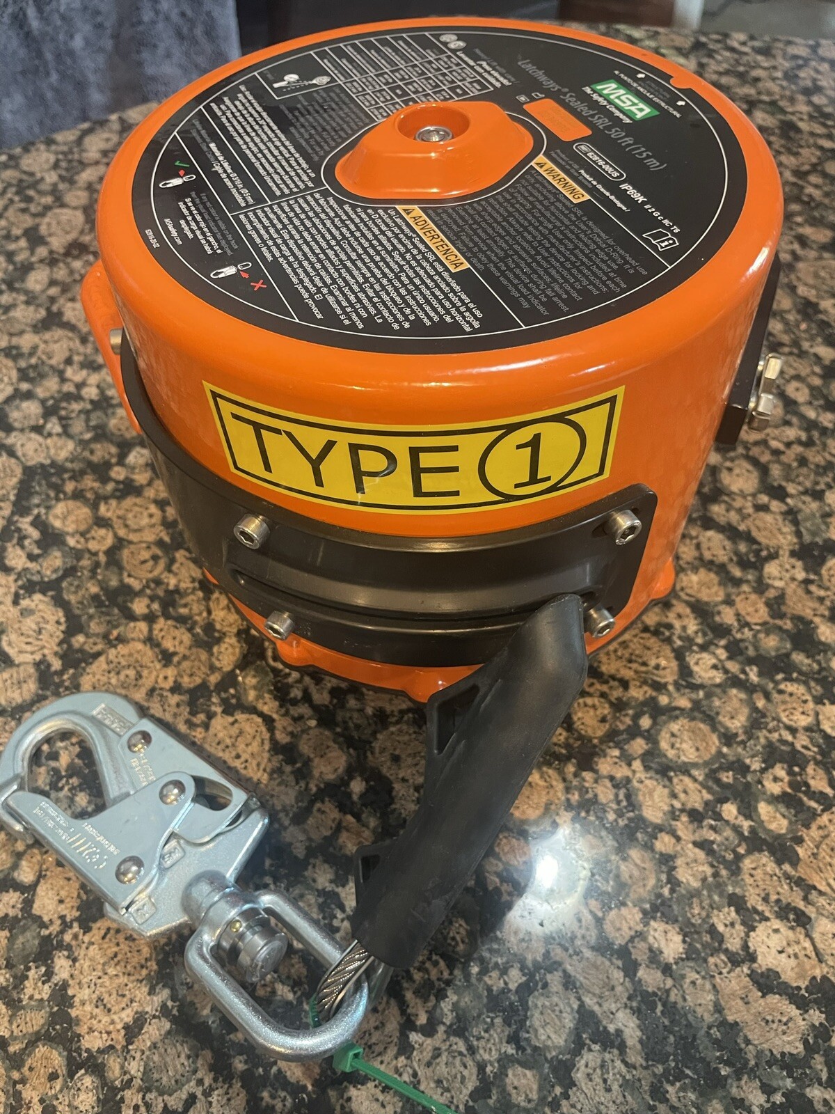 MSA latchways Self Retracting Lifeline (self)
