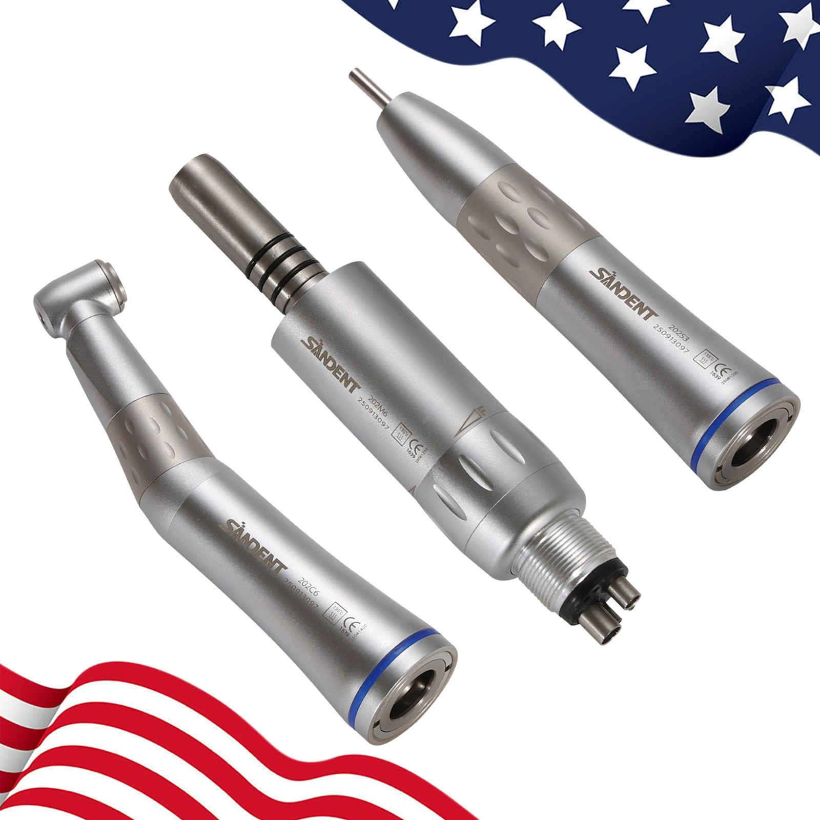 10 Pcs YDA4 Dental High Speed Turbine Handpiece Push 4Hole Fit NSK PANA MAX CE