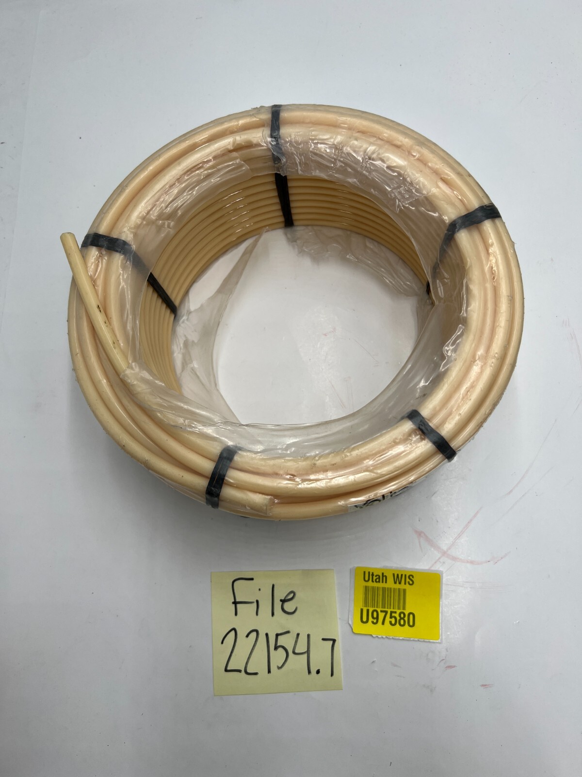 Volta PU Conveyor Thermoplastic Round Belt RMW-8-95A-BEIGE, 30.5m/ 100ft