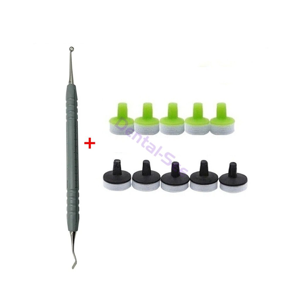 Dental OptraSculpt Foam Pads Kit Veneer Composite Resin Filling Spatula Handle