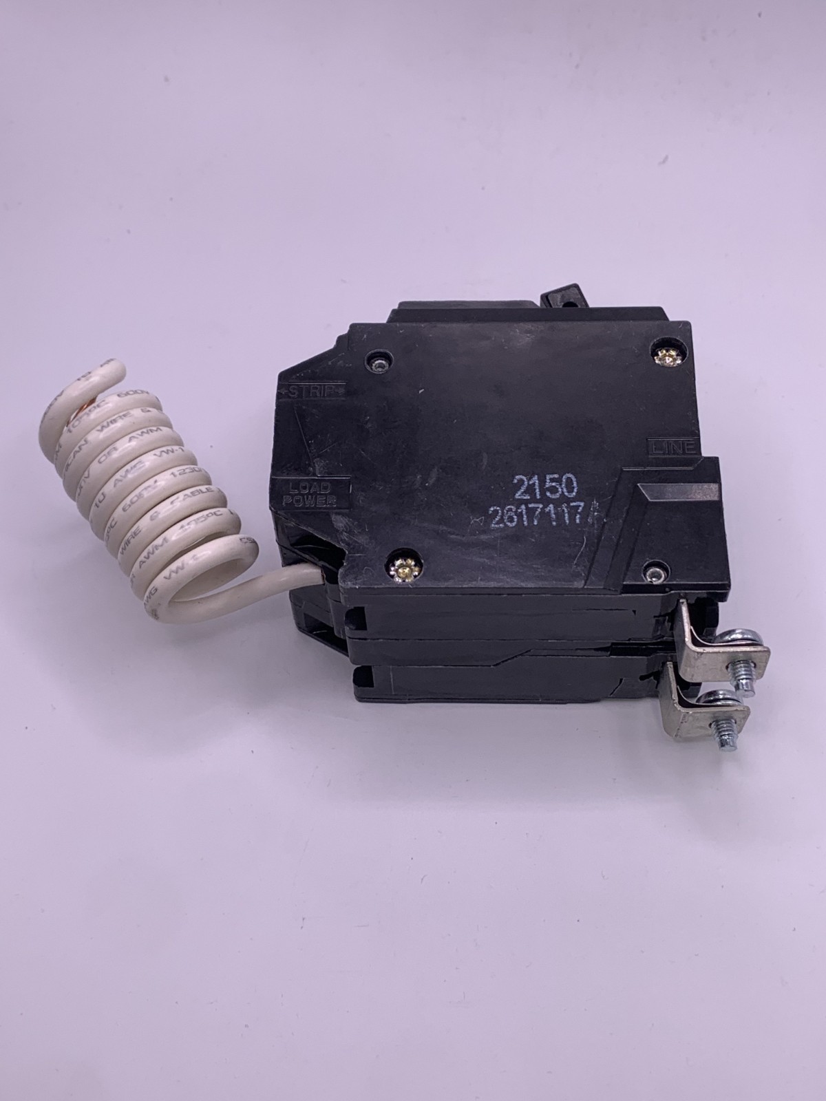 GE THQB2150GFT2 Miniature Circuit Breaker 2 Pole, 50A GFCI, 10kA @ 120/240VAC