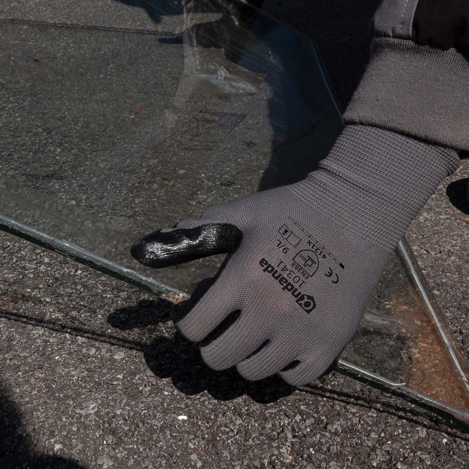 Smart Touch Work Gloves – 12 Pairs, 3D Comfort Stretch Fit, Nitrile Coated wi…