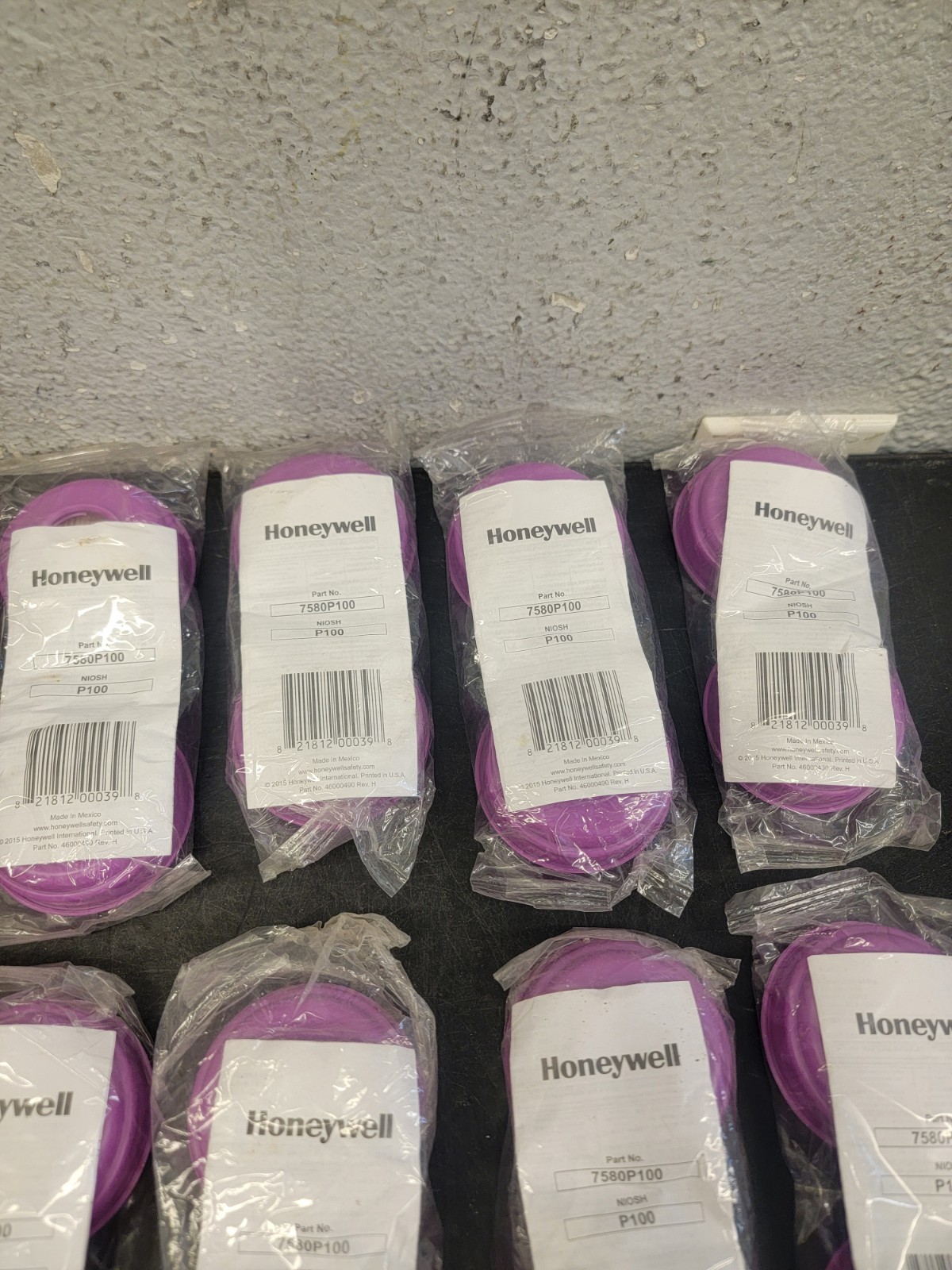14 Pairs Honeywell P100 Respirator Filters 7580P100 Case/ 14 Packs New👁️