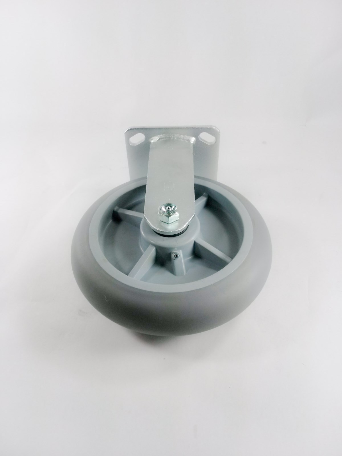 8″ x 2″ Non-Marking Rubber Caster – Rigid (2EA) & Swivel with Brake (2EA)