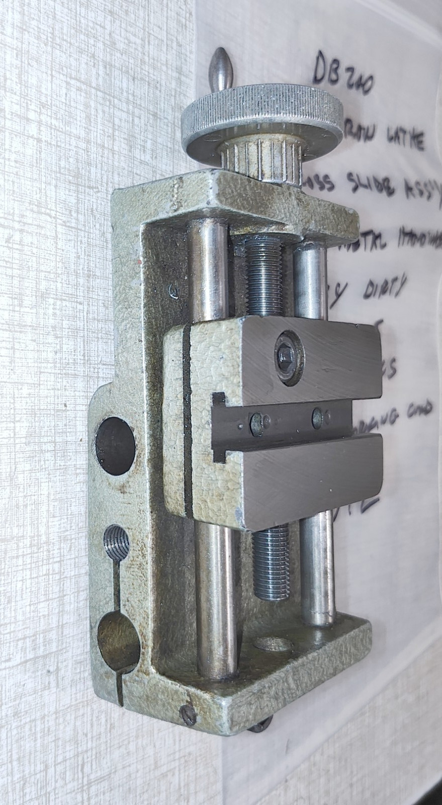 Emco Unimat DB200 Lathe Cast Iron Cross Slide Assembly G07Z