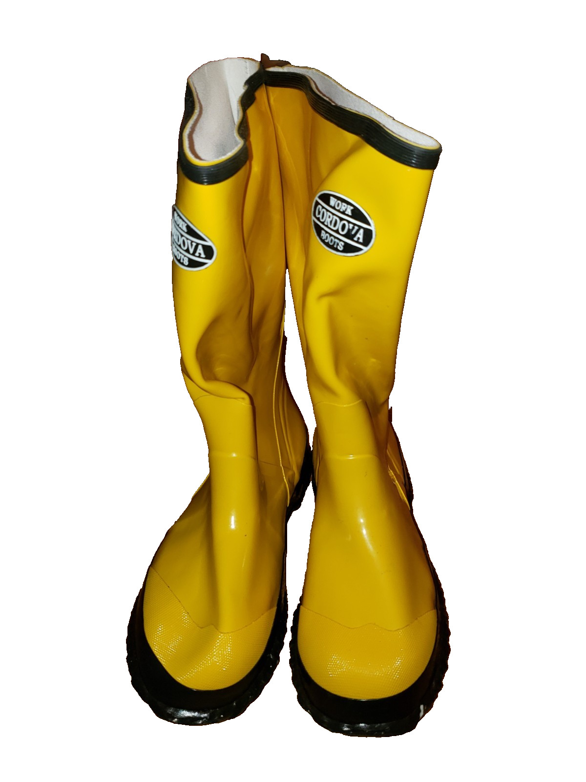 Cordova Yellow BYS17-14 Cotton Lined Slush Boots (Size12) New