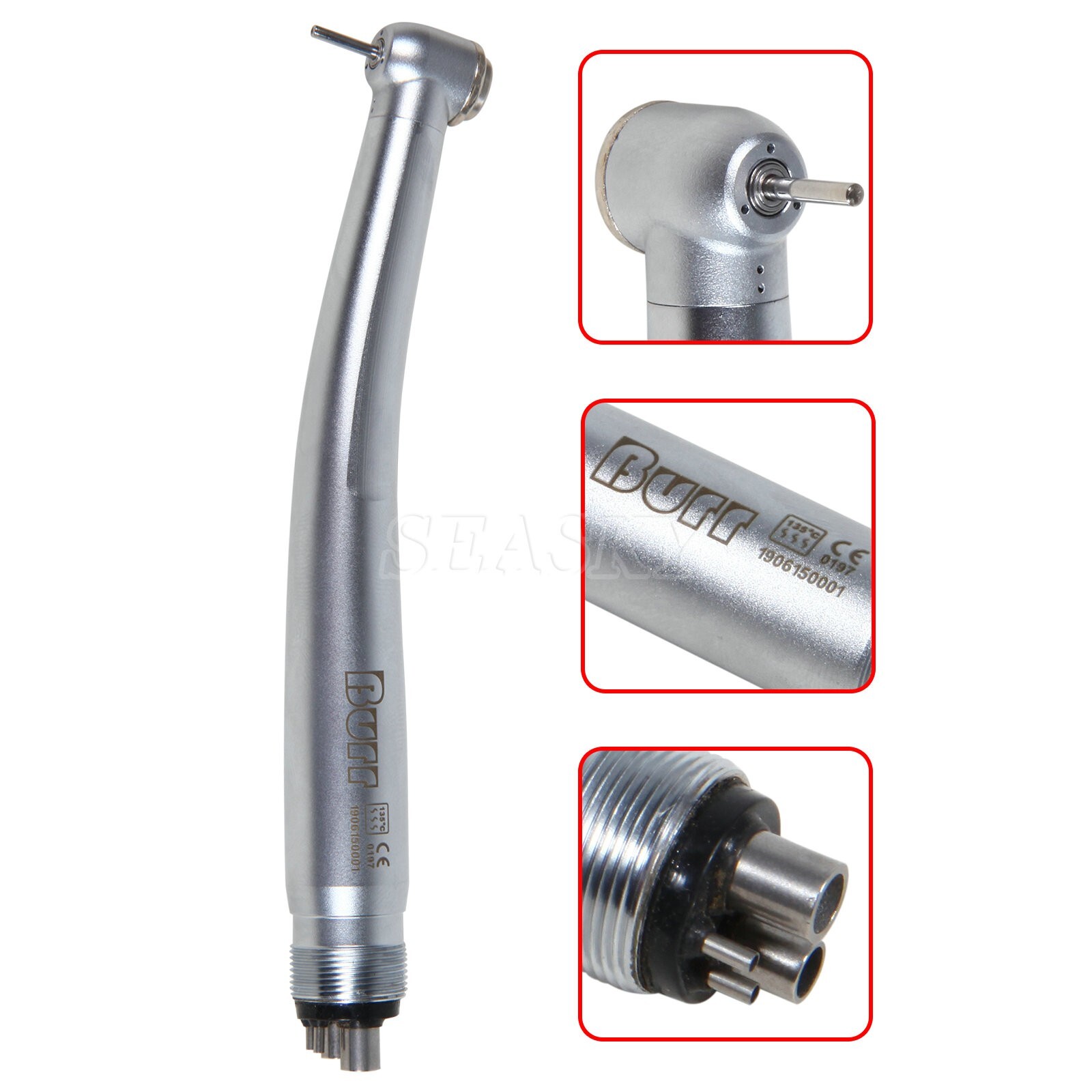 10x Dental High Speed Handpiece 4Holes Standard Head Turbine Fit NSK U3BM USA