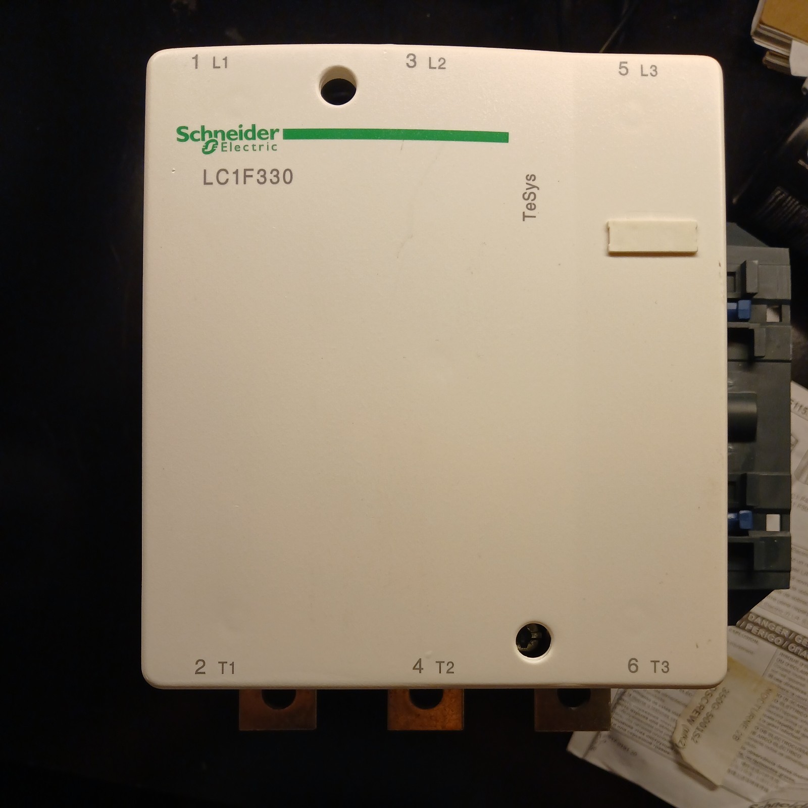 Schneider Electric LC1F330 Contactor rated 200HP @ 480VAC w/ 277VAC Coil – NEW
