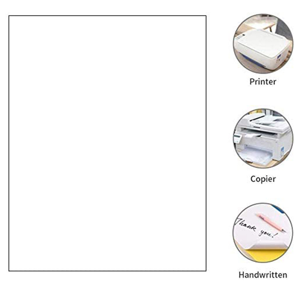8.5″ x 11″ Full Sheet Shipping Label Sticker Labels for Laser & Ink Jet Printers