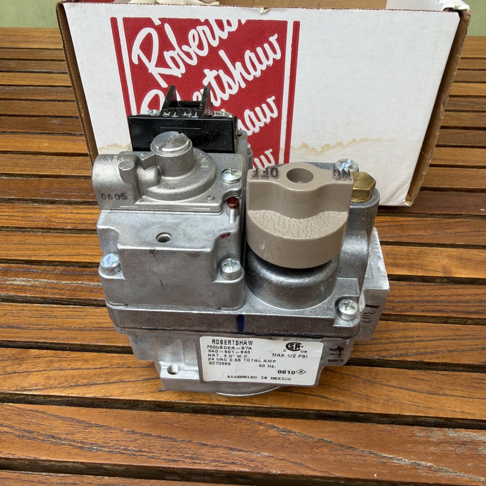 Robertshaw Gas Valve 700-049 7000BDER-STA for Fryer – Frymaster Pitco and more