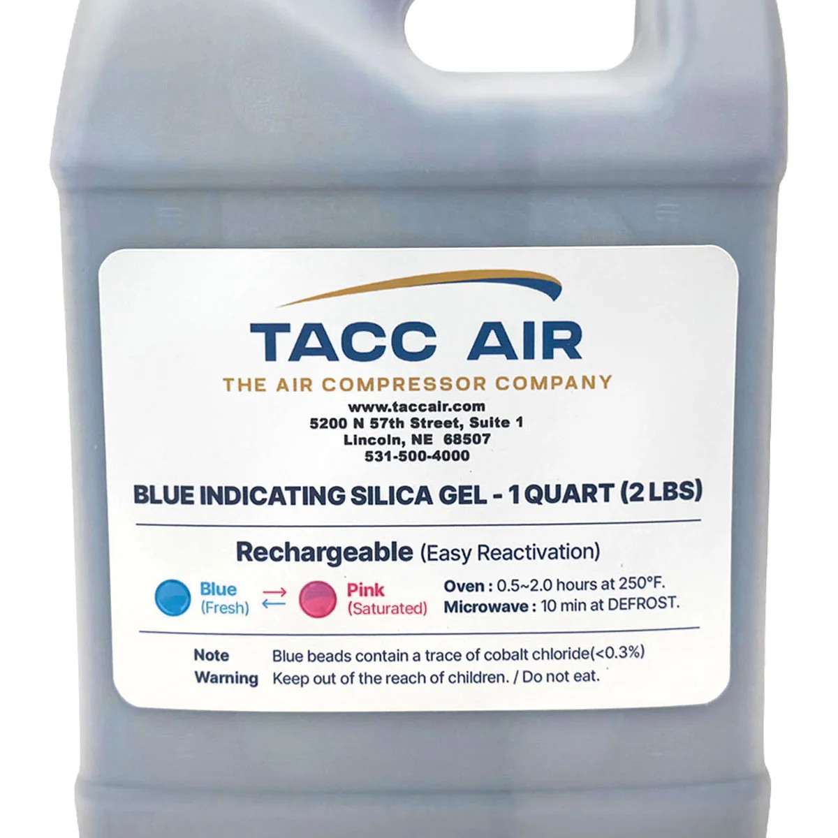 2 Quarts Color Changing Blue Desiccant Beads For Air Dryer (4 LBS) 1/2 Gallon