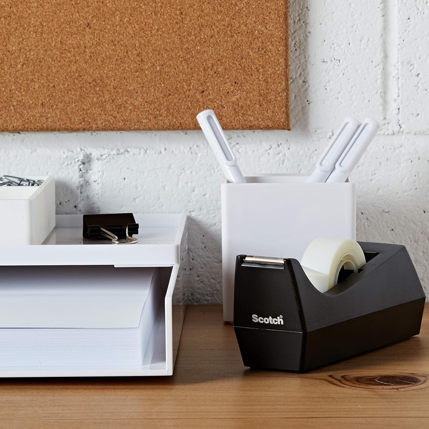 Scotch Classic Desktop Tape Dispenser, 1-Inch Core, 100% Recycled Plastic, NEW!!