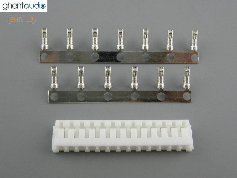 5 sets—JST EHR-13 HOUSING 13way 2.5mm & crimp contact SEH-001T-P0.6 ghentaudio