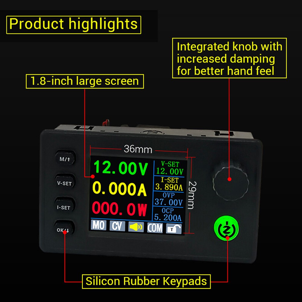 SK150C CNC Buck-Boost DC Adjustable Voltage Regulator Power Supply Module 1.8-in