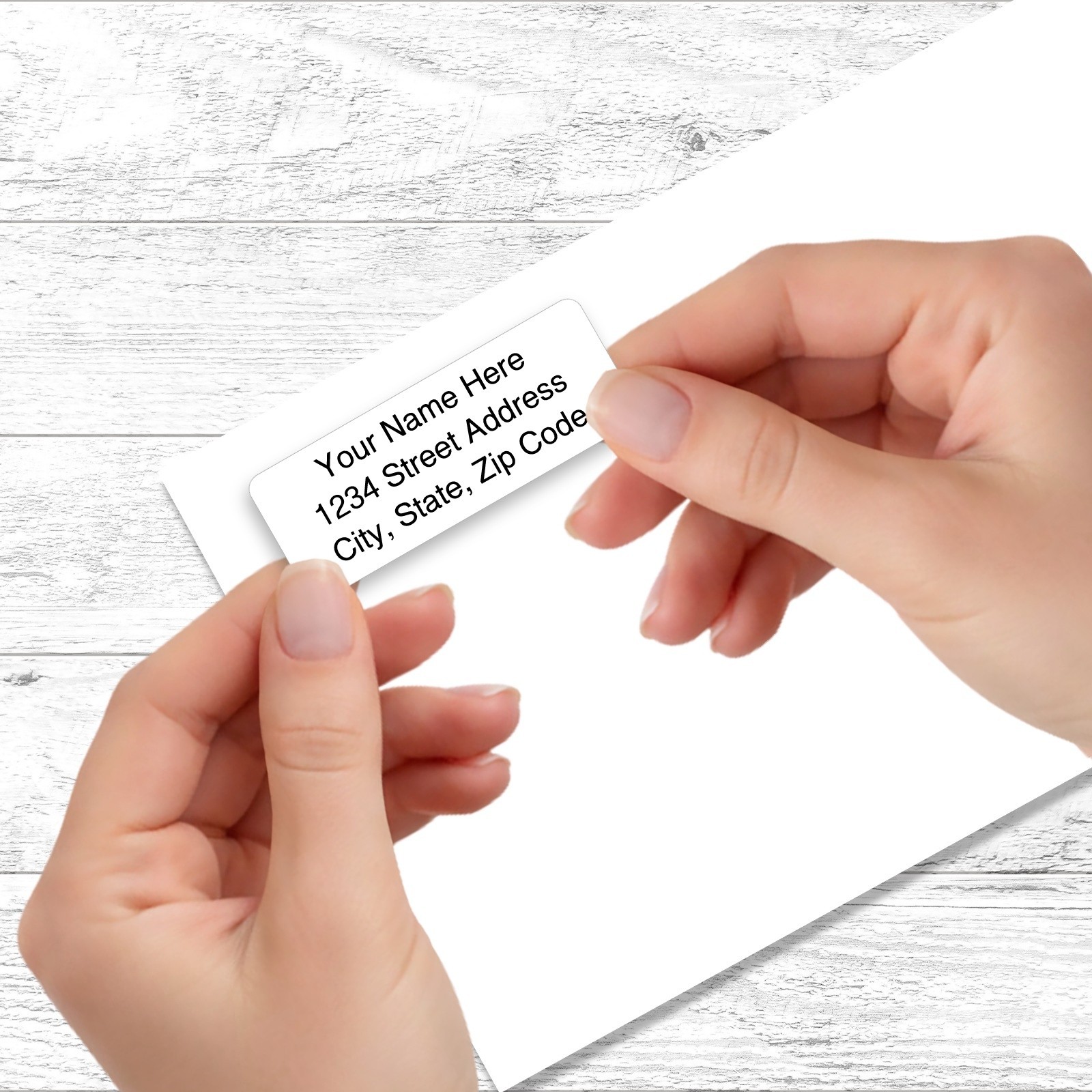 400 Personalized Return Address Labels Printed Text 1/2 Inch x 1 3/4 Any Font