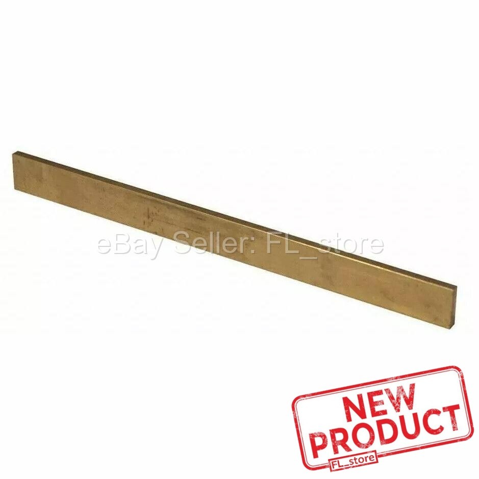 Brass Flat Stock 1/8″ x 3/8″ x 1′ (12″ Length) 360 Solid Rectangle Strip NEW
