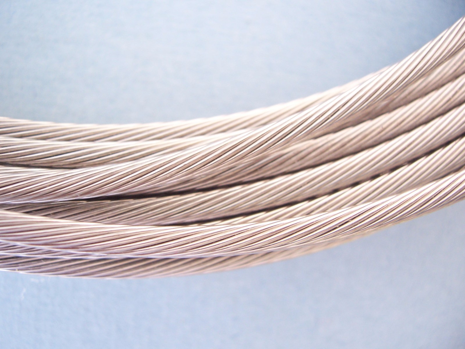 Type 304 Stainless Steel Wire Rope Cable Strand, 1/8″, 1×19, 50 ft