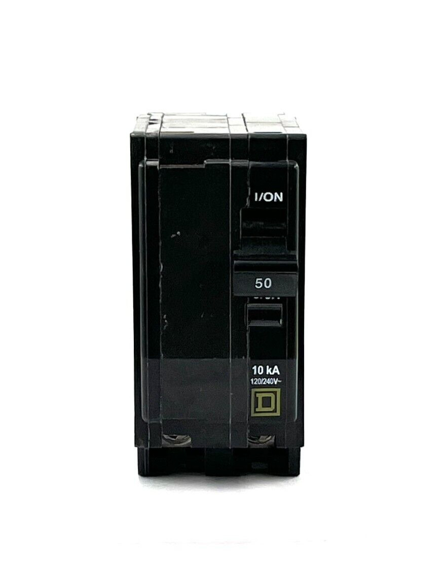 NIB – Square D – QO250 – Mini Circuit Breaker – 50A, 1-Phase, 240V(Lot of 5)