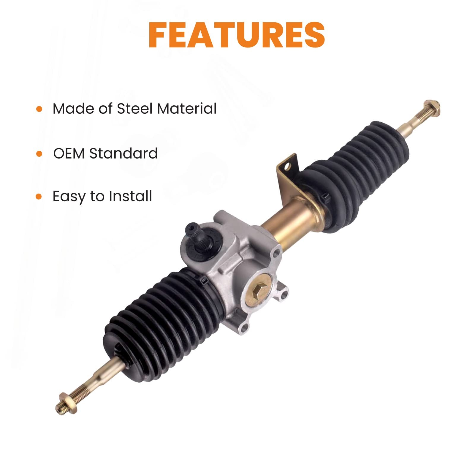 Steering Rack Pinion Tie Rod Ends Polaris RZR S 800 EFI/RZR 4 800 EFI 2009-2014