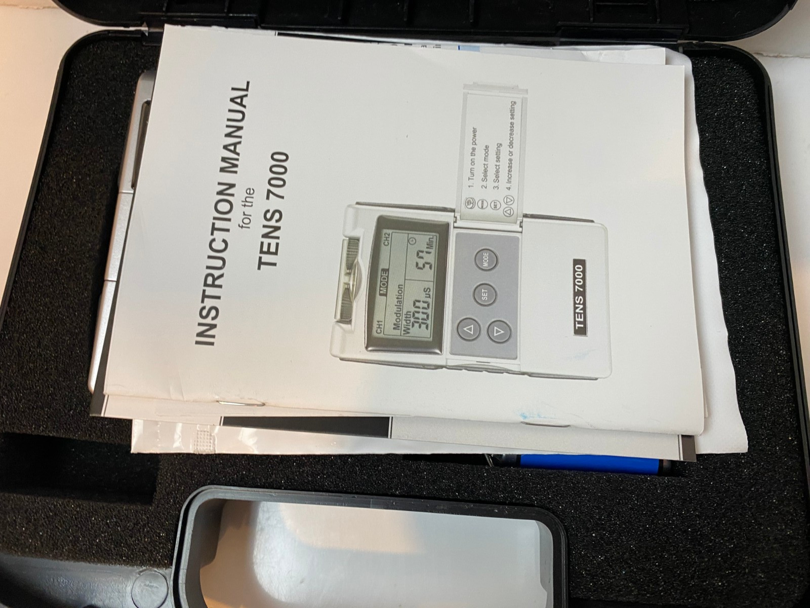 TENS 7000 Digital TENS Unit with Accessories – Muscle Stimulator Machine