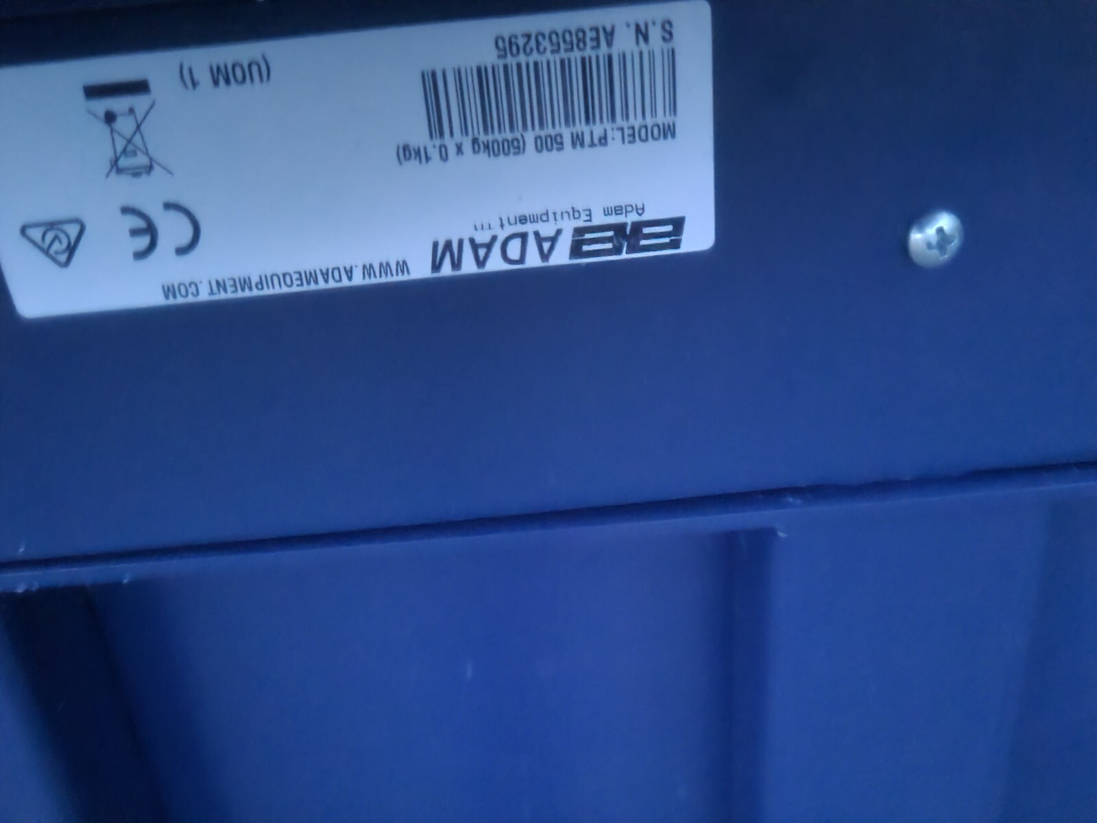 Adam Equipment PTM500 [GK] 500g Capacity, 0.1g Readability, PTM .No reader