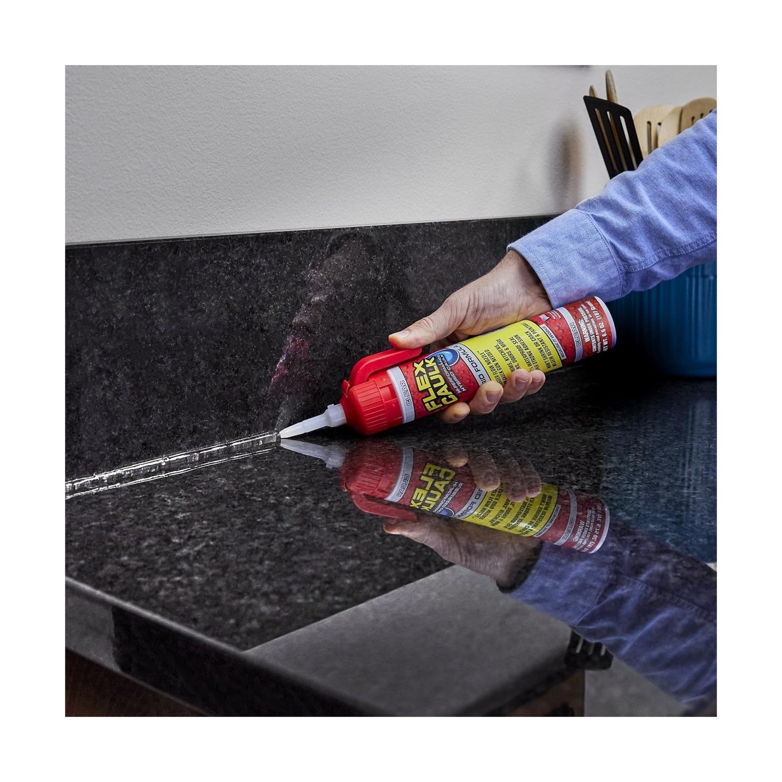 Flex Caulk, Waterproof & Weatherproof Hybrid Polymer Sealant, S… USA FAST SHIP