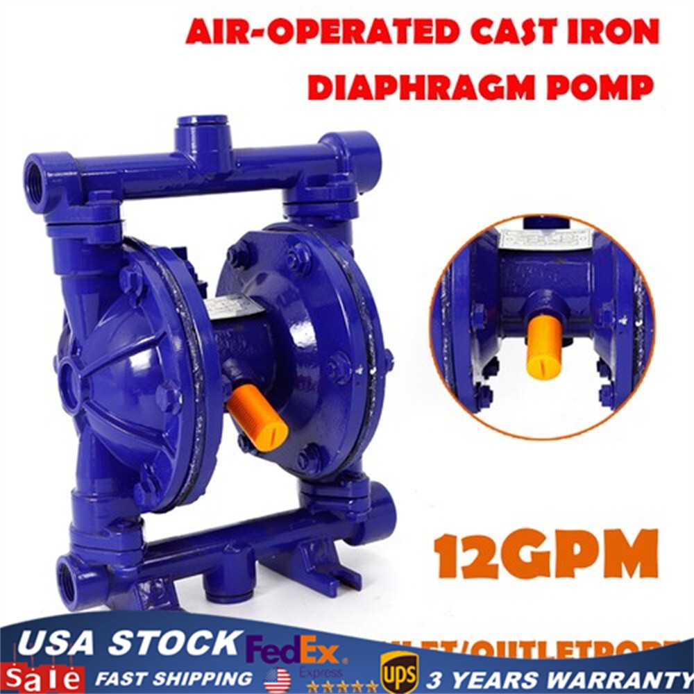Air-operated Double Diaphragm Pump Tool Waste Oil Transfer Pump Machine 12GPM