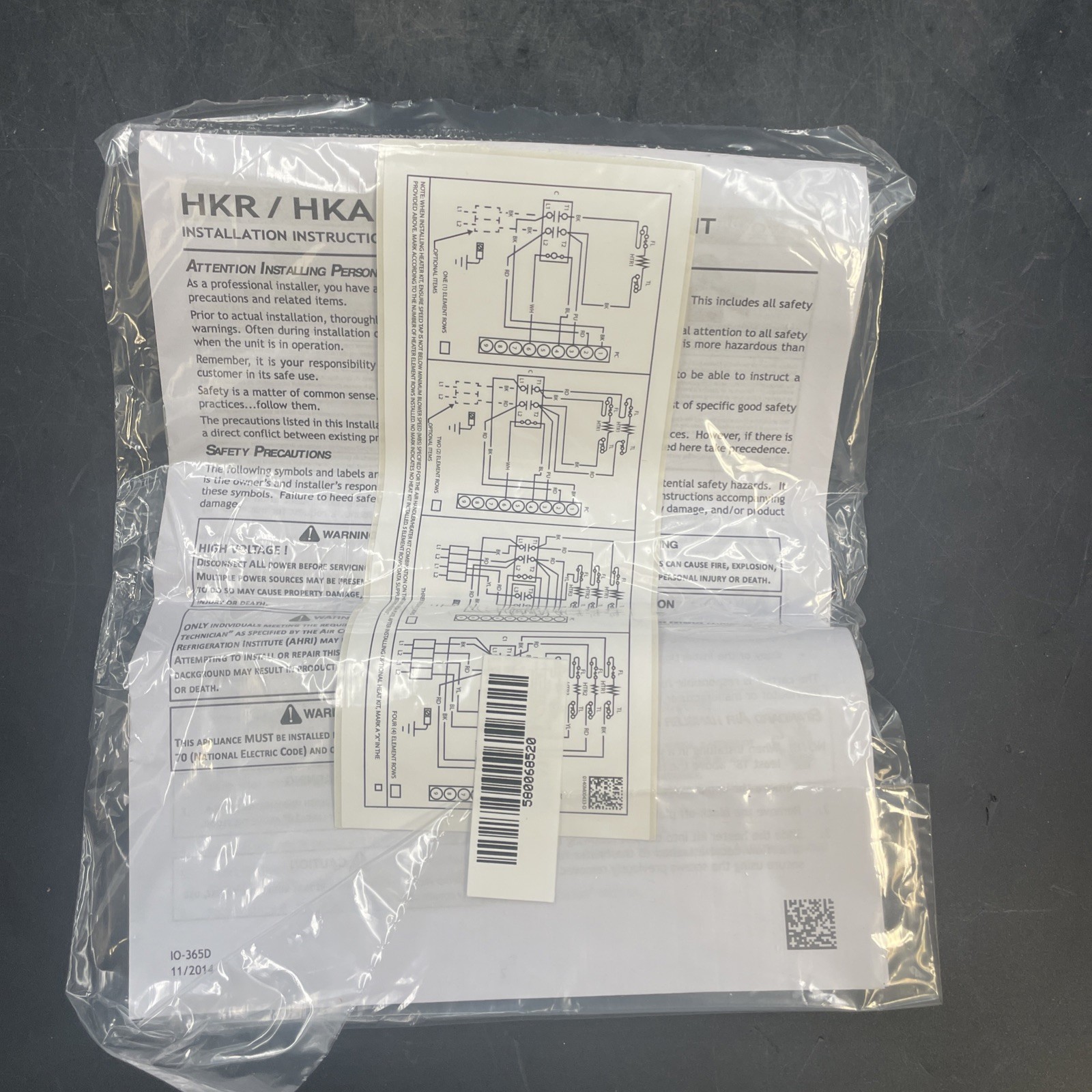 Goodman 15kw Electric Heat Kit For Air Handler HKA-15C (NEW)