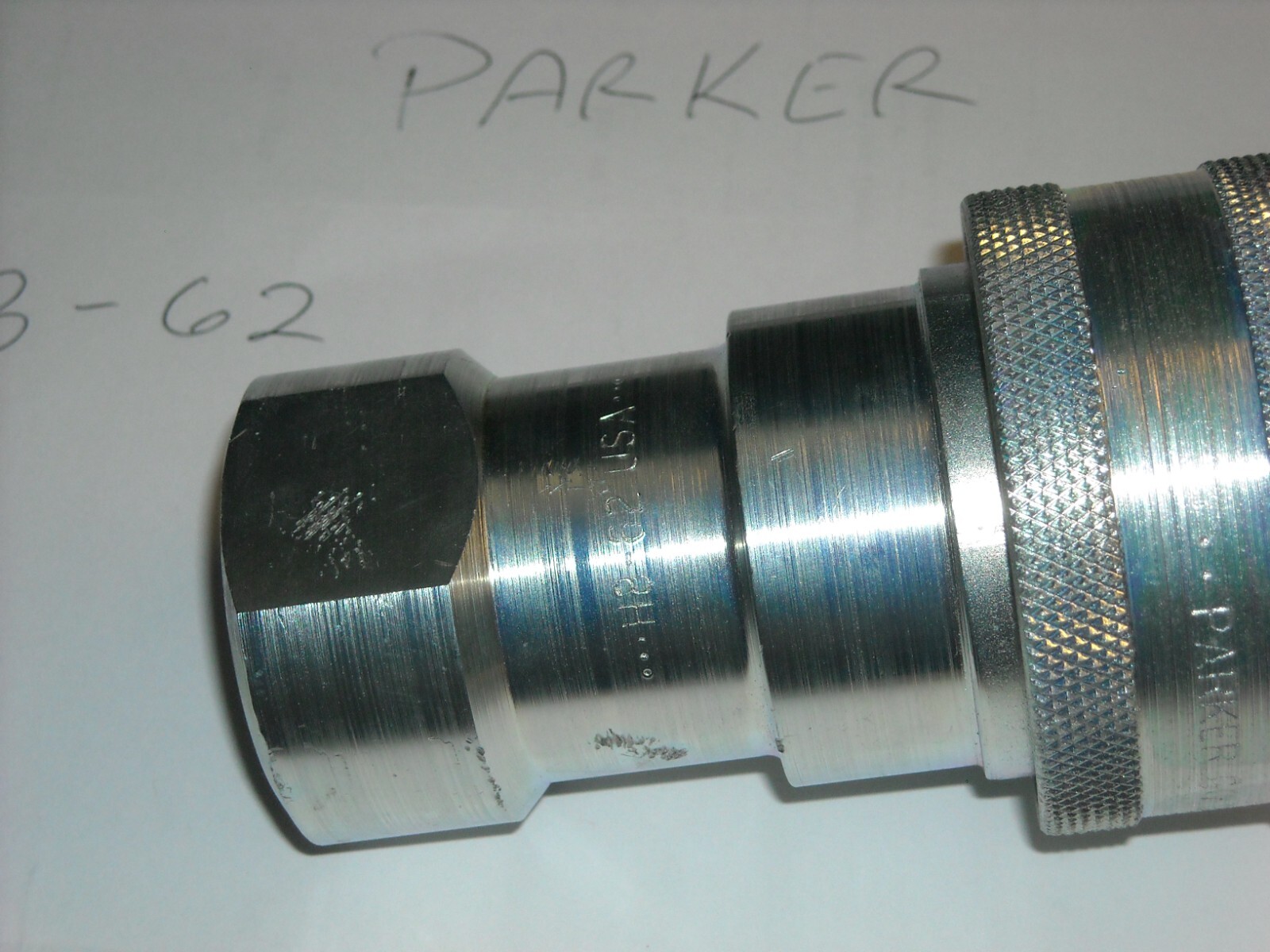 H8-62, Parker, ISO 7241 series B Interchange, Hyd. Quick Coupler – 60 Series