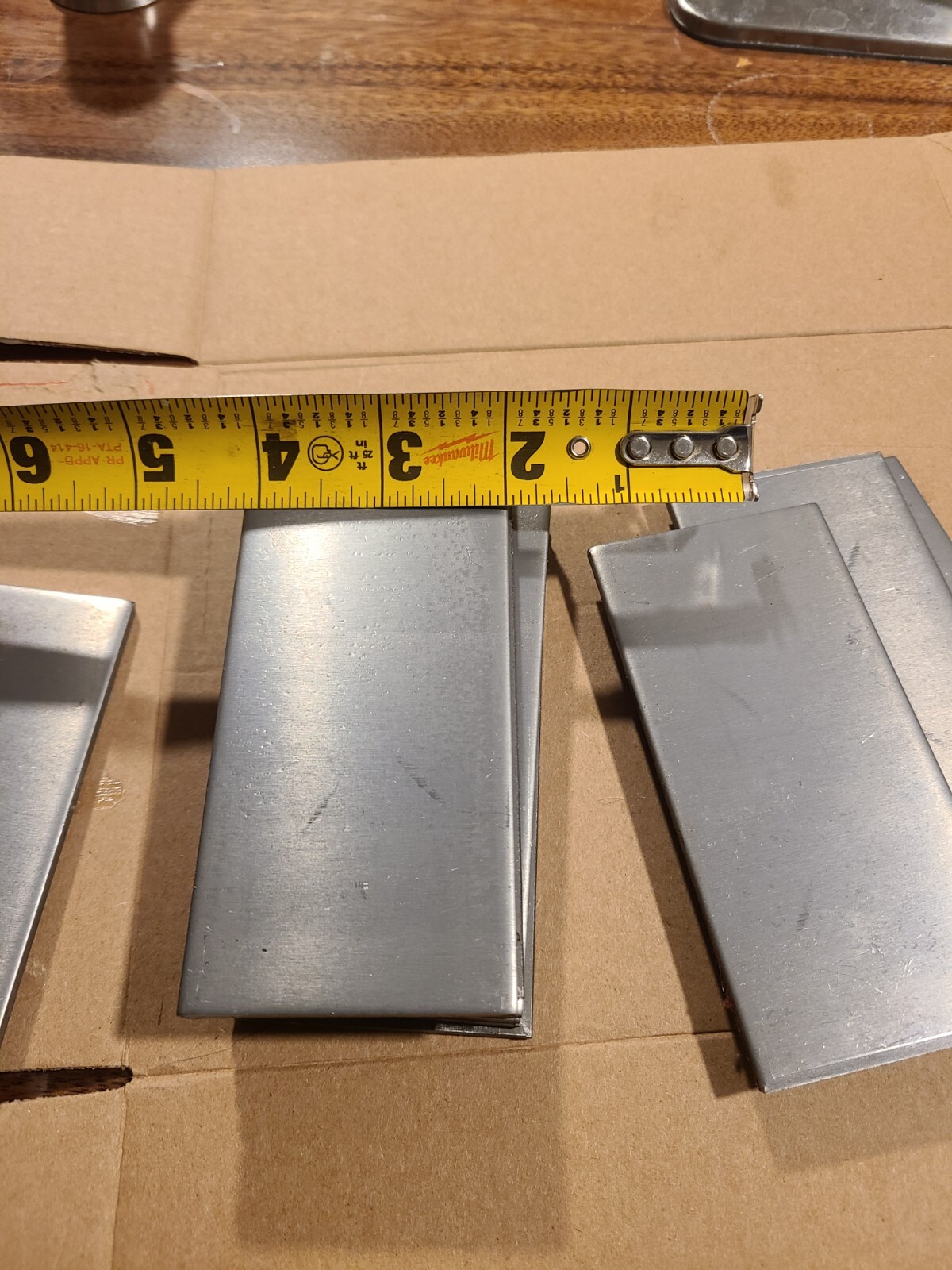 20 Practice welding Steel Plates 0.164″ Thick. 4 1/2 X 2 1/8